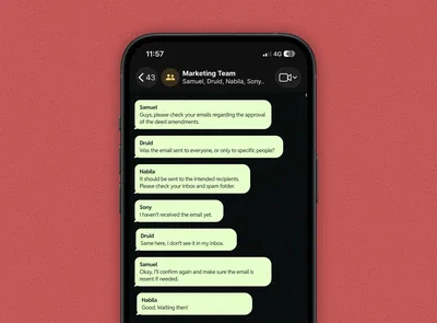Mockup percakapan yang tersebar sebelum memakai Sumrize